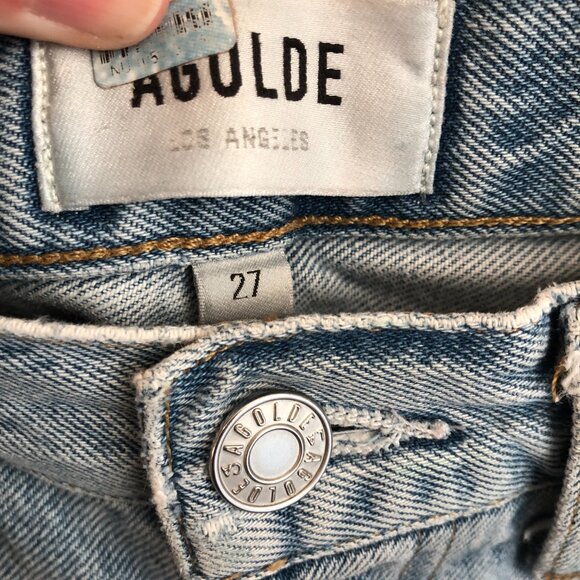 Agolde Riley High Rise Straight Women's Jean 27 - Picture 5 of 10